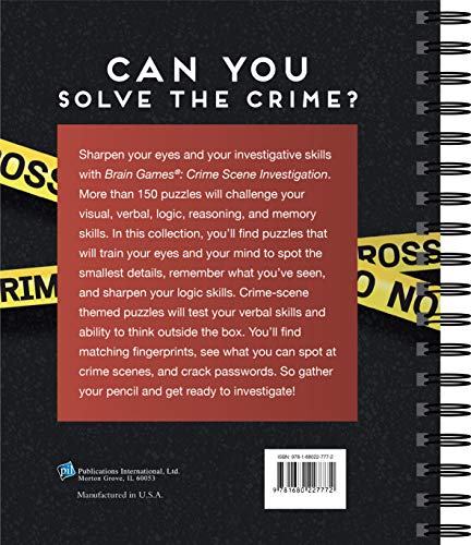 Brain Games  Crime Scene Investigation (CSI) Puzzles,Used