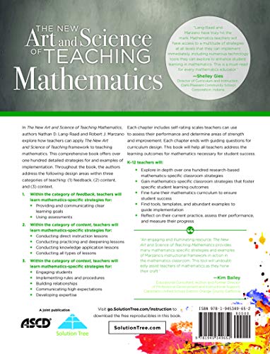 The New Art and Science of Teaching Mathematics (Establish Effective Teaching Strategies in Mathematics Instruction),New
