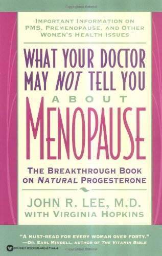 What Your Doctor May Not Tell You About(TM): Menopause: The Breakthrough Book on Natural Progesterone,Used