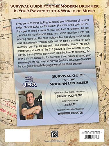 Survival Guide for the Modern Drummer: A Crash Course in All Musical Styles for Drumset, Book & Online Audio/Software,New