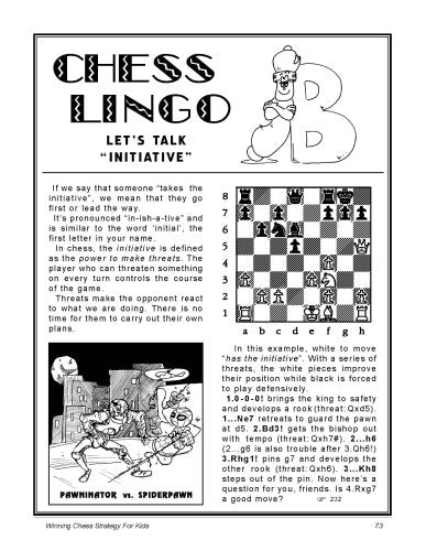Winning Chess Strategy for Kids,Used