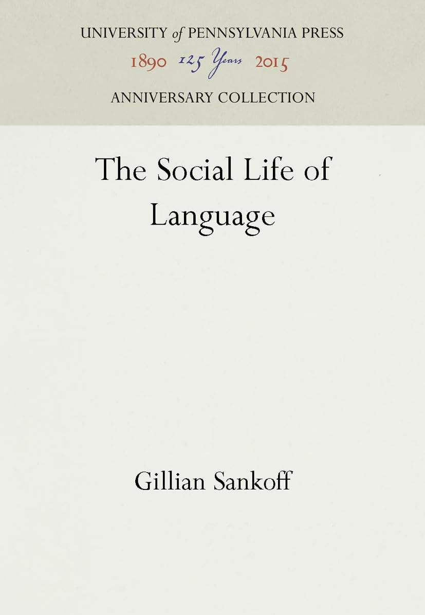 The Social Life Of Language (Anniversary Collection),Used