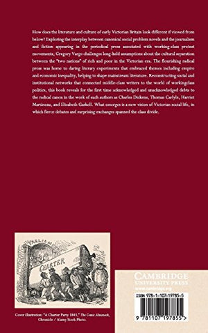An Underground History of Early Victorian Fiction: Chartism, Radical Print Culture, and the Social Problem Novel (Cambridge Stud,Used
