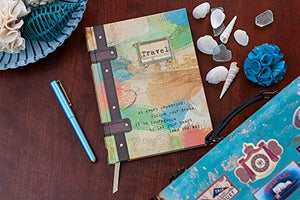 Travel Journal (Hardcover)  160 Blank Lined Pages, 6 x 0.4 x 8  Perfect Gift for Birthdays, Holidays, an Upcoming Trip, and Mo,Used