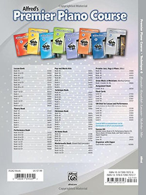 Premier Piano Course Technique, Bk 6 (Premier Piano Course, Bk 6),Used