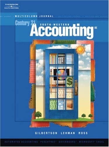Century 21 Accounting: Multicolumn Journal, Introductory Course, Chapters 116 (with CDROM),Used