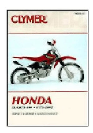 HONDA XL/XR75100 19752002 *SERVICE *REPAIR *MAINTENANCE,Used