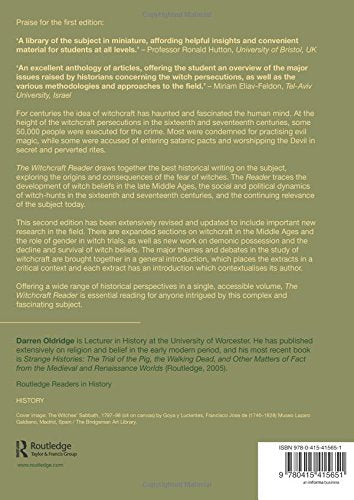 The Witchcraft Reader (Routledge Readers in History),New