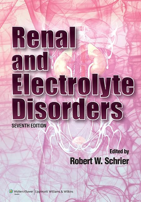 Renal and Electrolyte Disorders (Renal and Electrolyte Disorders (Schrier)),Used