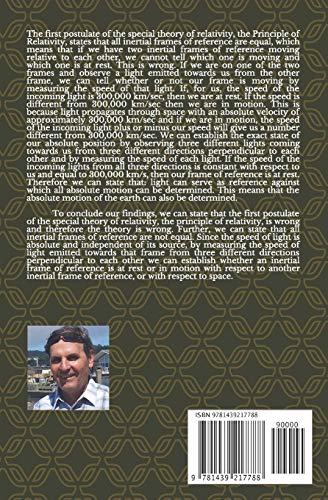 Space, Time, And Matter And The Falsity of Einstein's Theory Of Relativity,Used