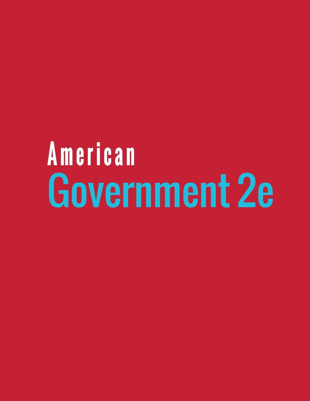 American Government 2E,New