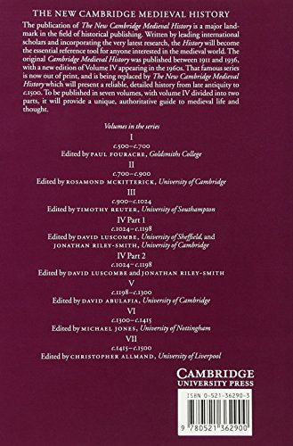 The New Cambridge Medieval History, Vol. 6: c.1300c.1415,Used