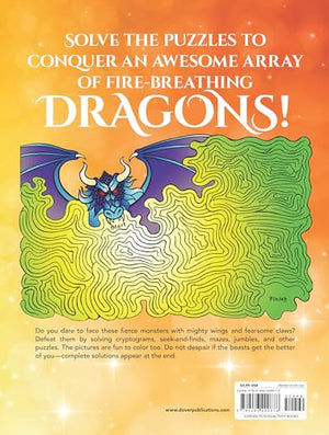 Dragons Activity Book (Dover Kids Activity Books: Fantasy),Used