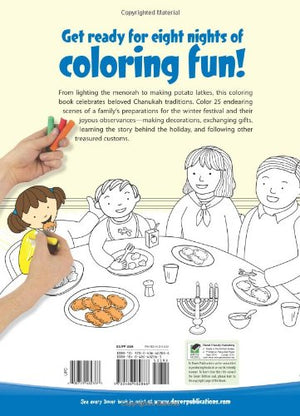 Chanukah Coloring Book (Dover Holiday Coloring Book),Used