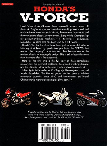 Honda's VForce: The FourStroke V4s on Road and Track,Used