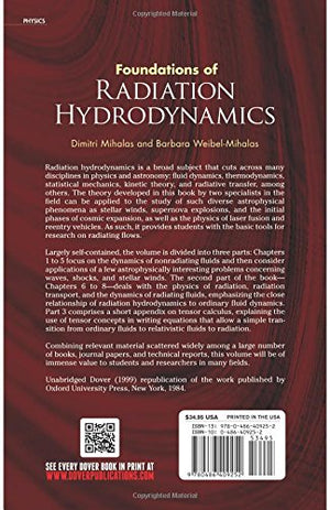 Foundations Of Radiation Hydrodynamics (Dover Books On Physics),Used