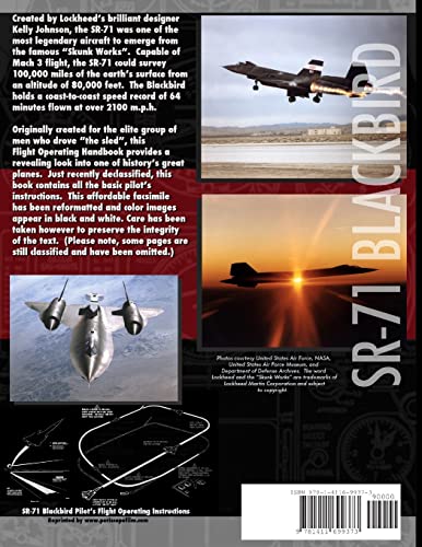 SR71 Blackbird Pilot's Flight Manual,Used