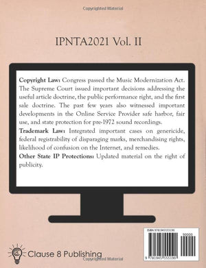 Intellectual Property In The New Technological Age 2021 Vol. Ii Copyrights, Trademarks And State Ip Protections,New