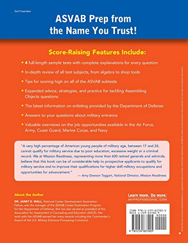 McGrawHill Education ASVAB, Fourth Edition (McGraw Hill's ASVAB),Used