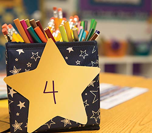 Carson Dellosa Galaxy 36 Stars Cutouts, Marble & Gold Star Cutouts for Bulletin Board and Classroom Dcor, Galaxy Dcor Classr,New