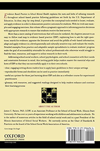 Evidence Based Practice in School Mental Health (Oxford Workshop) (SSWAA Workshop Series),Used