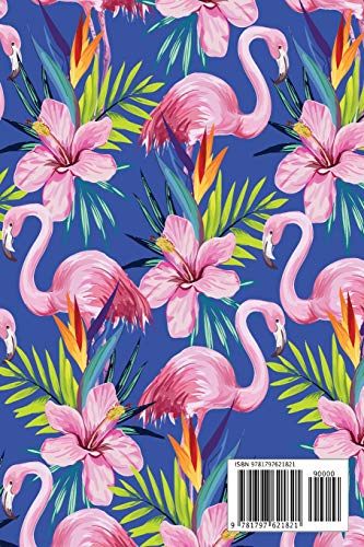 Address Book: For Contacts, Addresses, Phone, Email, Note,Emergency Contacts,Alphabetical Index With Tropical Flamingo On Blue,Used