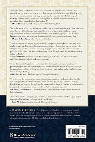 A Vision For Preaching: Understanding The Heart Of Pastoral Ministry,New