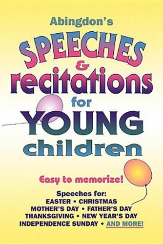 Abingdon's Speeches & Recitations for Young Children,Used