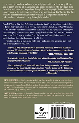 From Wild Man to Wise Man: Reflections on Male Spirituality,Used
