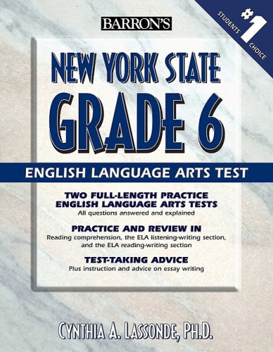 Barron's New York State Grade 6 English Language Arts Test,Used