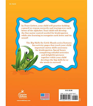 Carson Dellosa Trace Letters Handwriting Workbook for Kids Ages 3+, Preschool & Kindergarten Handwriting Practice, Letter Tracin,New