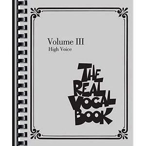 The Real Vocal Book  Volume Iii: High Voice