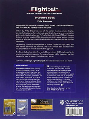Flightpath: Aviation English For Pilots And Atcos Student'S Book With Audio Cds (3) And Dvd,Used