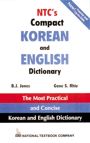 Ntc'S Compact Korean And English Dictionary,Used