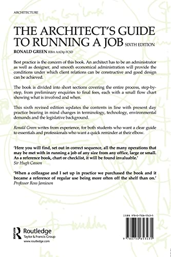 The Architects Guide to Running A Job, Sixth Edition,Used