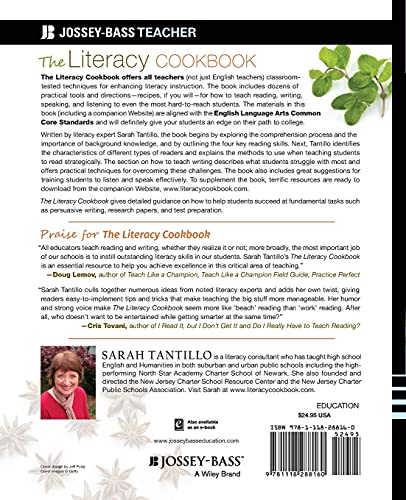 The Literacy Cookbook: A Practical Guide to Effective Reading, Writing, Speaking, and Listening Instruction,Used