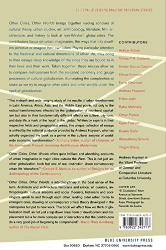 Other Cities, Other Worlds: Urban Imaginaries In A Globalizing Age,Used