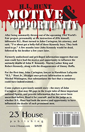 H.L. Hunt: Motive & Opportunity,Used
