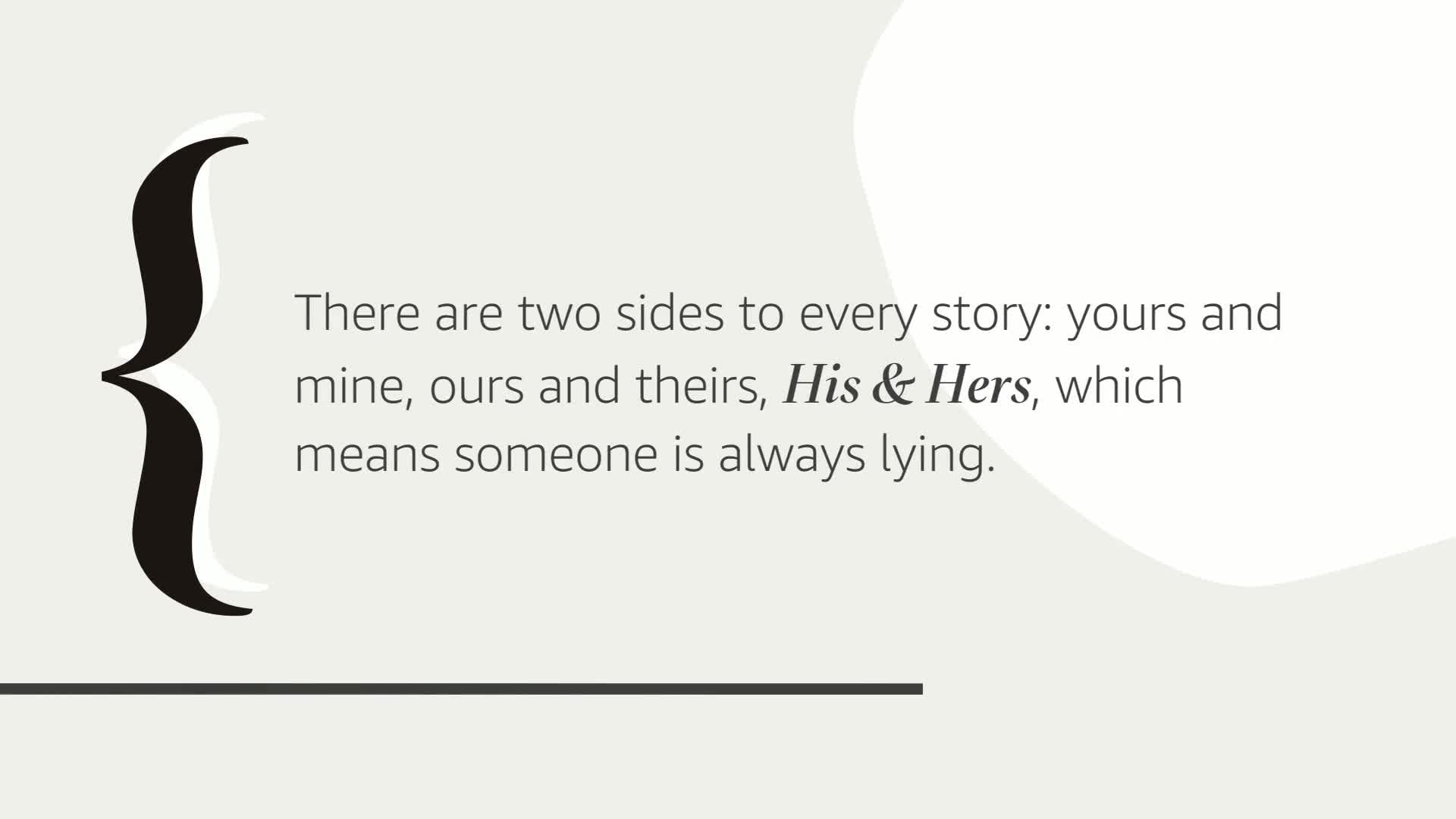 His & Hers: A Novel,Used