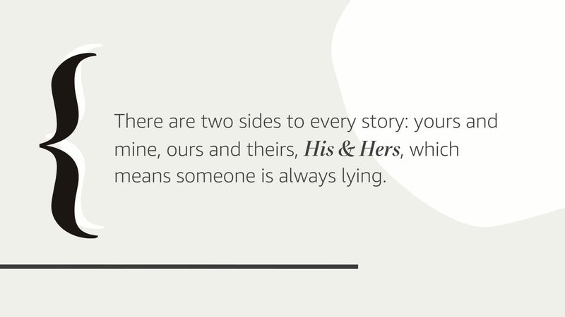 His & Hers: A Novel,Used