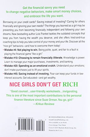 Nice Girls Don'T Get Rich: 75 Avoidable Mistakes Women Make With Money (A Nice Girls Book),Used