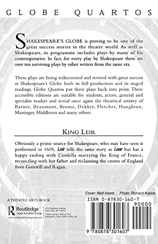 King Leir (Globe Quartos),Used
