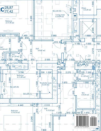 Engineering & Science Notebook: Graph Paper Quad Ruled Math Graphing Composition Book For Students, Architects and Landscape Dra,Used