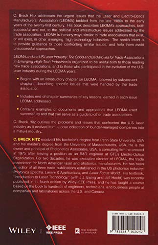Leoma and the US Laser Industry: The Good and Bad Moves for Trade Associations in Emerging HighTech Industries,Used