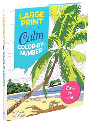 Large Print Calm ColorbyNumber