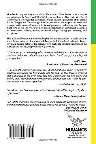 The Tao of Gardening: A Collection of Reflections Adapted from Lao Lzu's Tao Te Ching,Used