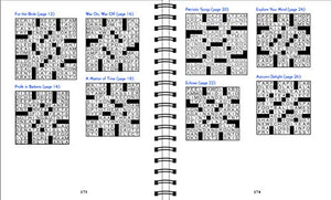 Brain Games  Crossword Puzzles  Large Print (Blue),Used