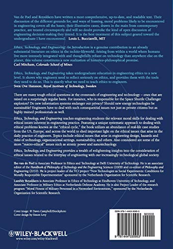 Ethics, Technology, and Engineering: An Introduction,Used
