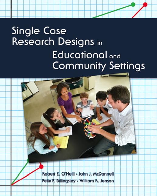 Single Case Research Designs In Educational And Community Settings