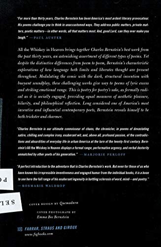 All the Whiskey in Heaven: Selected Poems,Used